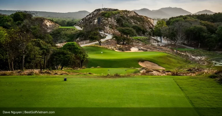 The Bluffs Ho Tram Strip clifftop fairway overlooking South China Sea Vietnam