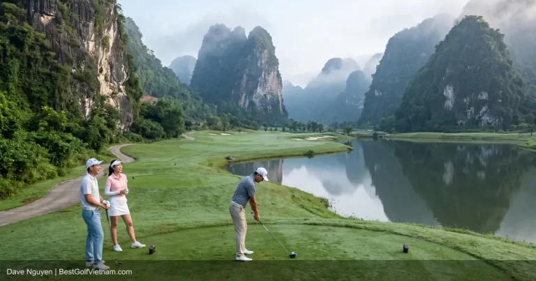 Hanoi golf package with Old Quarter culture and mountain golf course