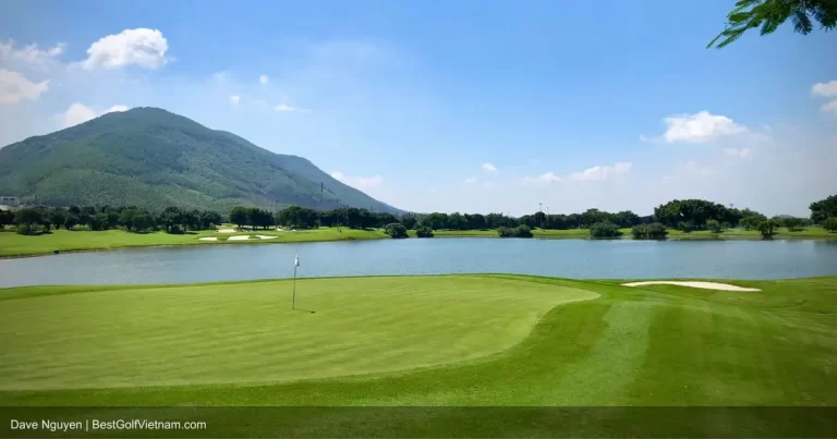 Tam Dao Golf Resort misty mountain course elevated green Vinh Phuc Vietnam